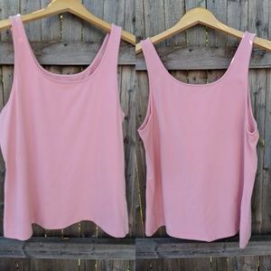 J Jill Perfect Tank Pima Cotton XL Pastel Pink